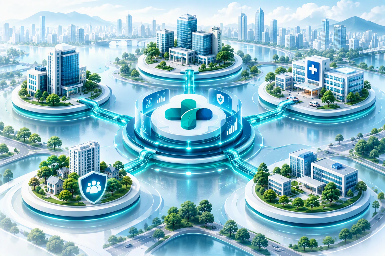 Connected healthcare administration ecosystem