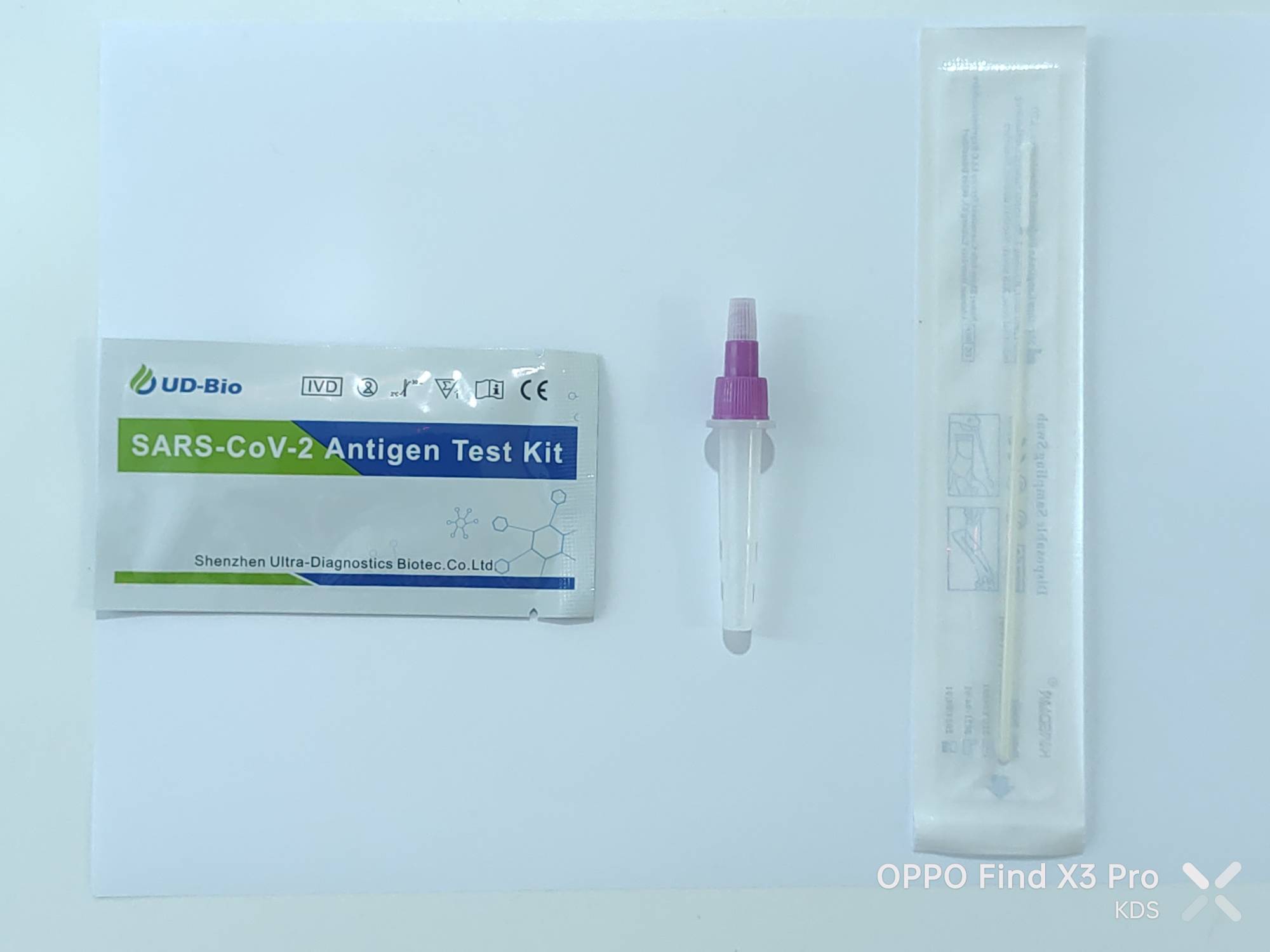 UDBio SARSCoV2 RTKAntigen Test Kit (25kits per box) for Carrier only