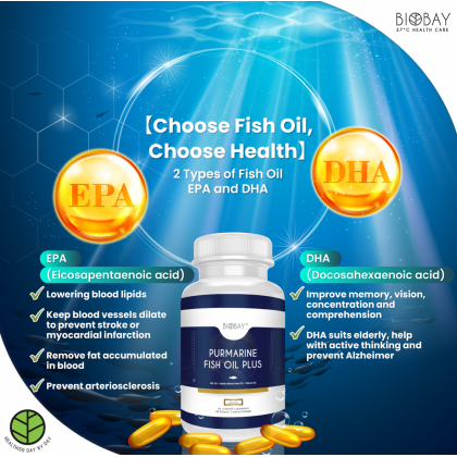 BIOBAY Purmarine Fish Oil Plus 60 Capsules