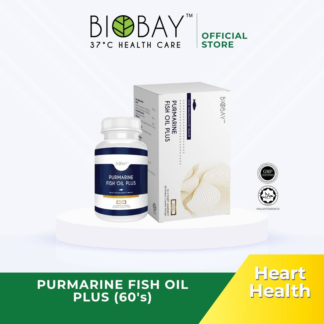 BIOBAY Purmarine Fish Oil Plus 60 Capsules